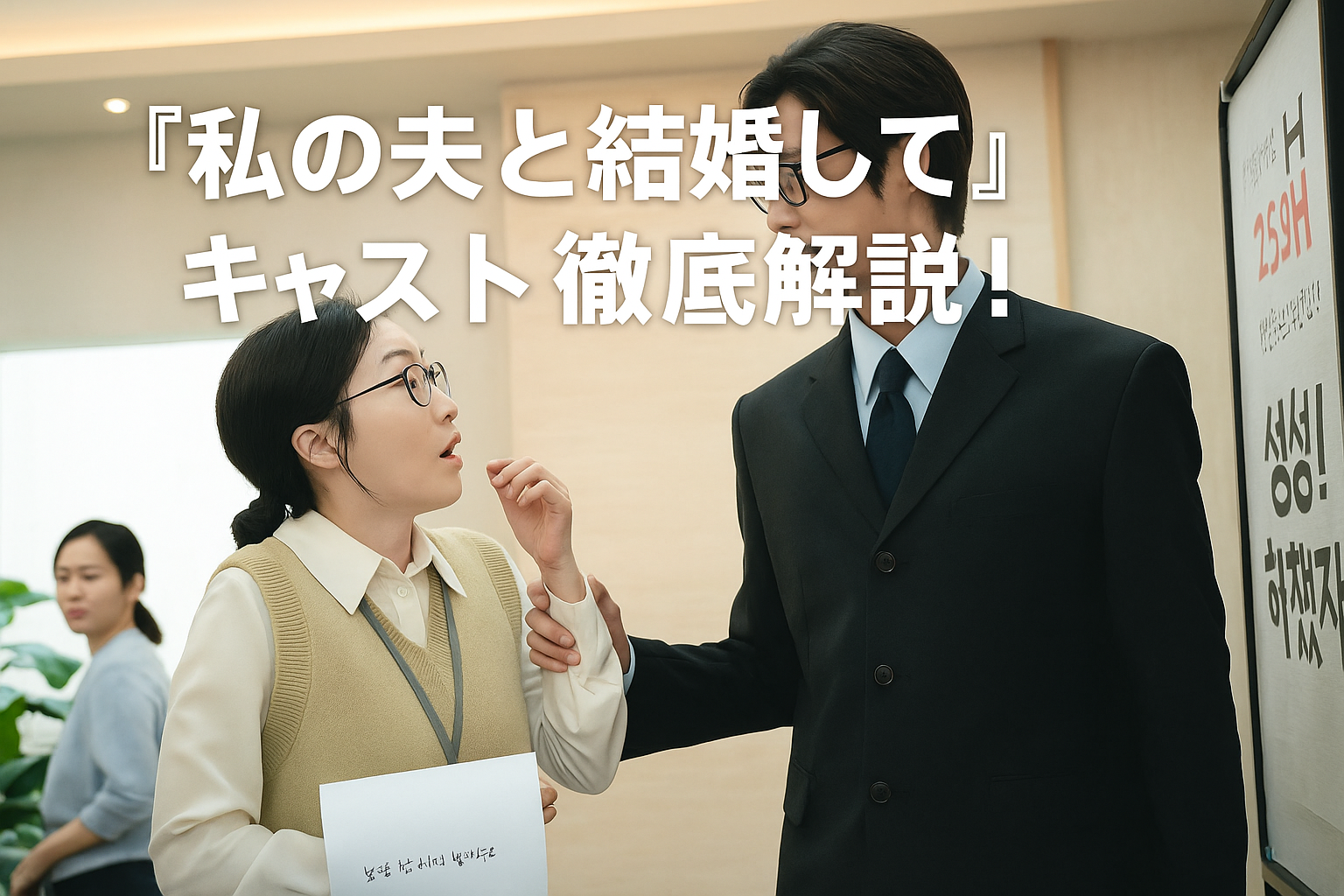 『私の夫と結婚して』キャスト徹底解説！パク・ミニョンとナ・イヌの魅力とは？
